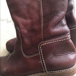Frye Paige Cuff boot size 9 Brown/cognac